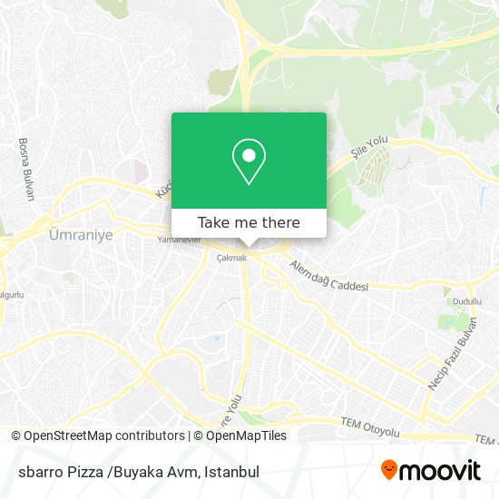 sbarro Pizza /Buyaka Avm map