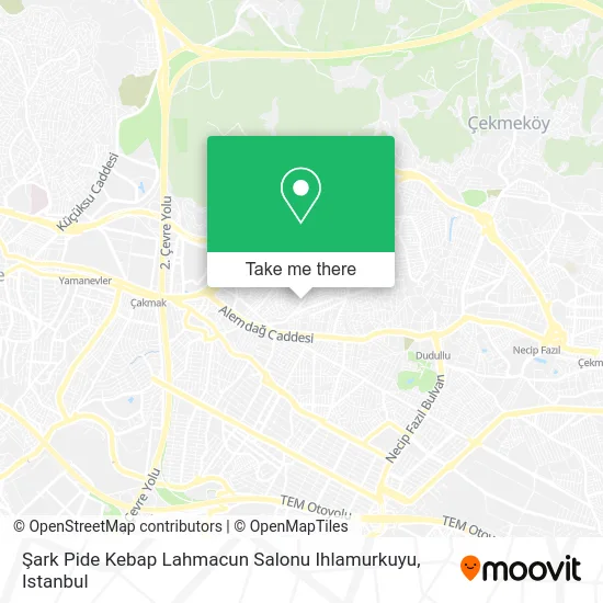 Şark Pide Kebap Lahmacun Salonu Ihlamurkuyu map