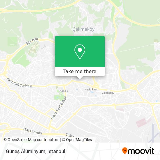 Güneş Alüminyum map