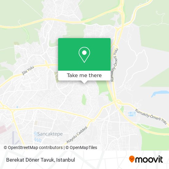 Berekat Döner Tavuk map