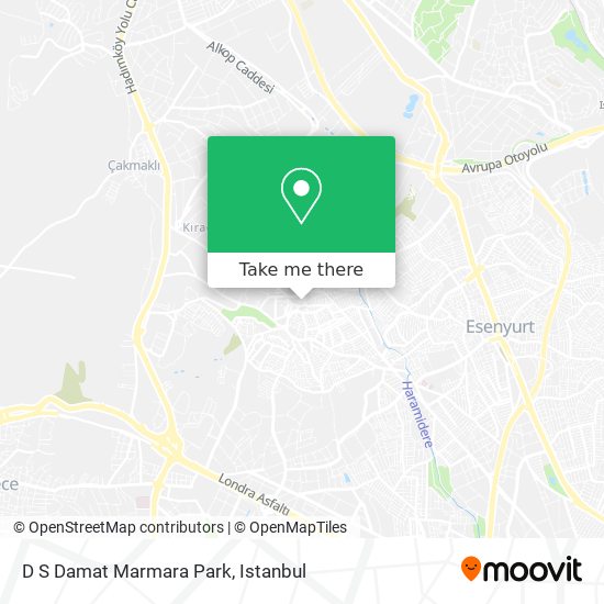 D S Damat Marmara Park map