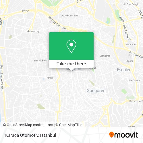 Karaca Otomotiv map