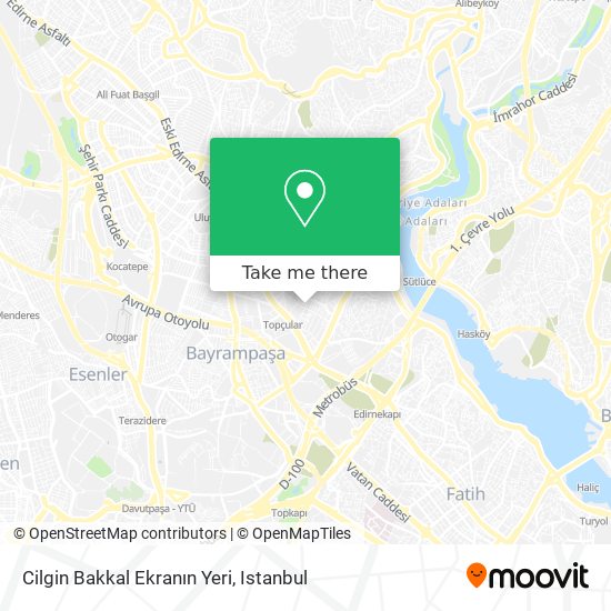 Cilgin Bakkal Ekranın Yeri map