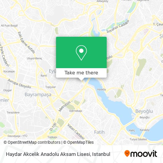 Haydar Akcelik Anadolu Aksam Lisesi map
