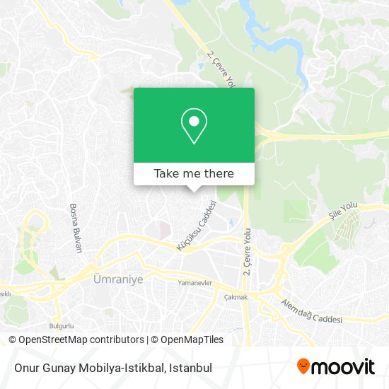Onur Gunay Mobilya-Istikbal map