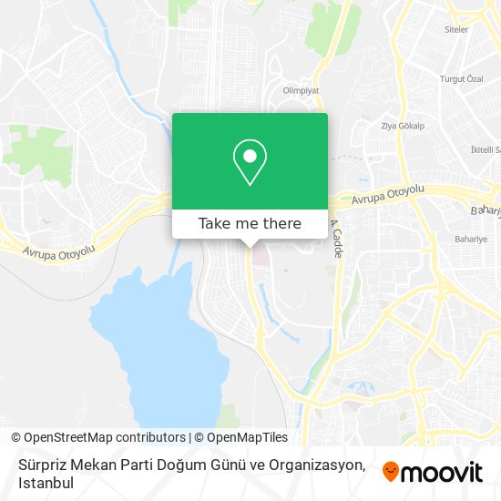 Sürpriz Mekan Parti Doğum Günü ve Organizasyon map