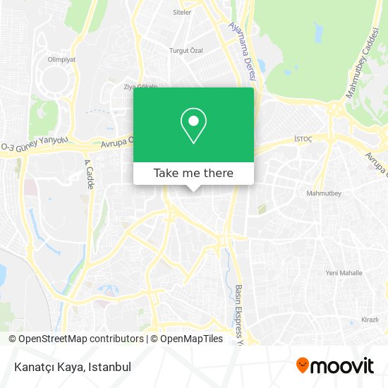 Kanatçı Kaya map