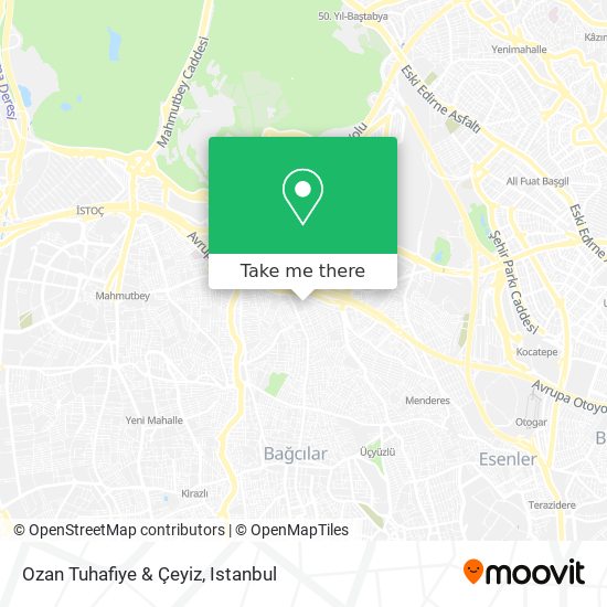 Ozan Tuhafiye & Çeyiz map