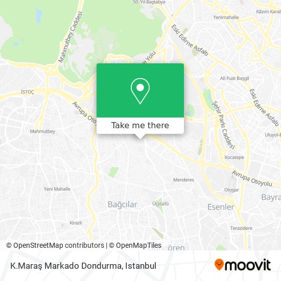 K.Maraş Markado Dondurma map