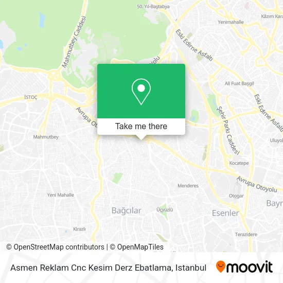 Asmen Reklam Cnc Kesim Derz Ebatlama map