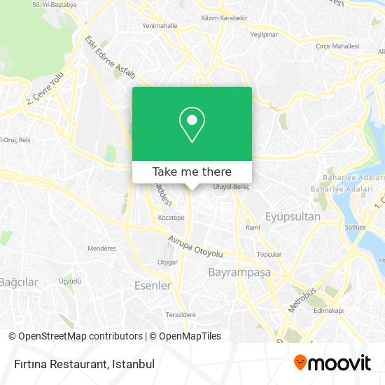 Fırtına Restaurant map