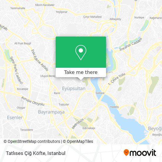 Tatlıses Çiğ Köfte map