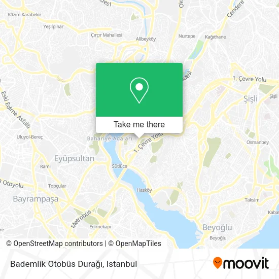 Bademlik Otobüs Durağı map