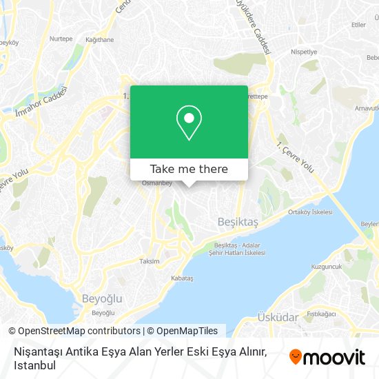 Nişantaşı Antika Eşya Alan Yerler Eski Eşya Alınır map