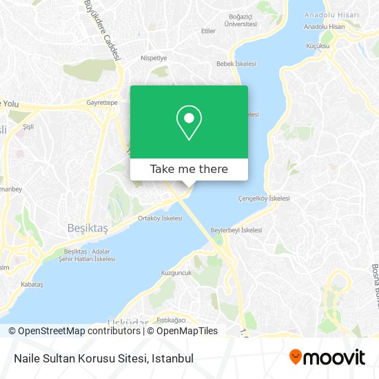 Naile Sultan Korusu Sitesi map