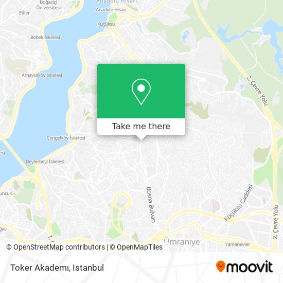 Toker Akademı map