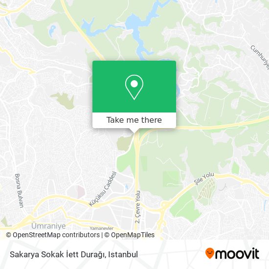 Sakarya Sokak İett Durağı map