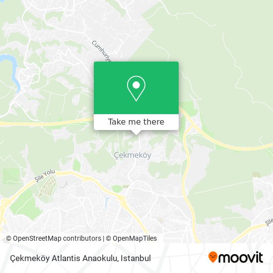 Çekmeköy Atlantis Anaokulu map