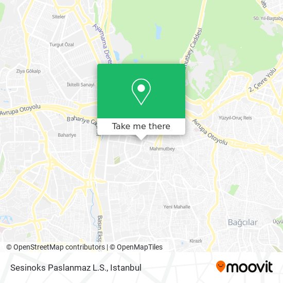 Sesinoks Paslanmaz L.S. map