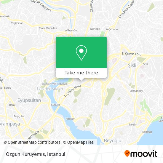 Ozgun Kuruyemıs map