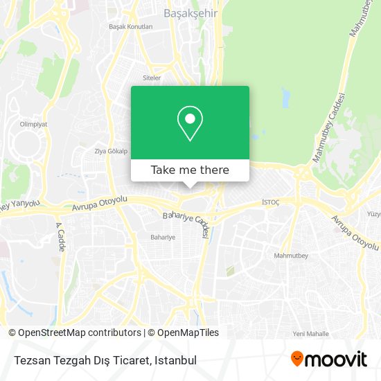 Tezsan Tezgah Dış Ticaret map