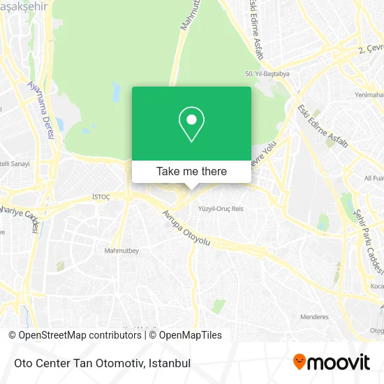 Oto Center Tan Otomotiv map