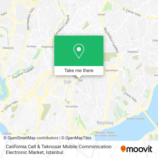 California Cell & Teknosar Mobile Comminication Electronic Market map