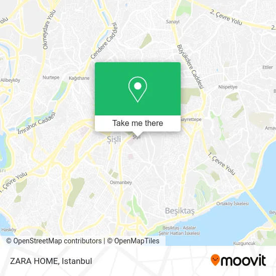 ZARA HOME map