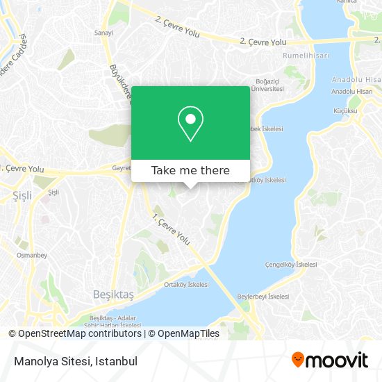 Manolya Sitesi map
