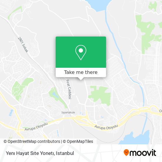 Yenı Hayat Sıte Yonetı map