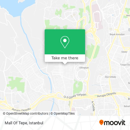 Mall Of Tepe map