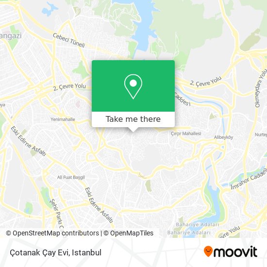 Çotanak Çay Evi map