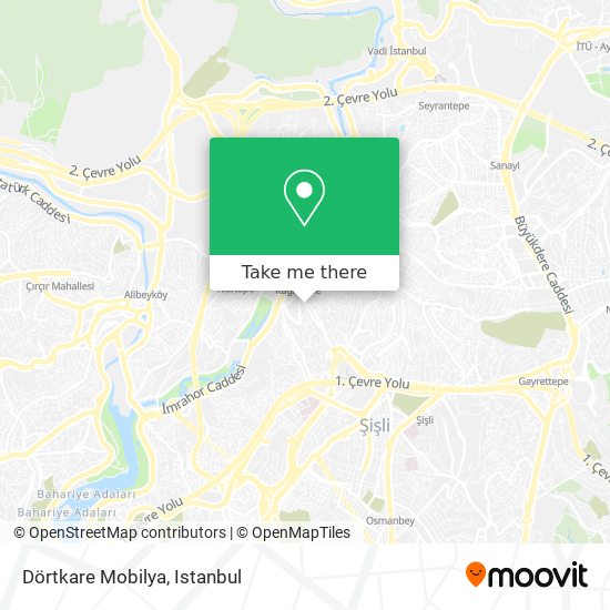 Dörtkare Mobilya map