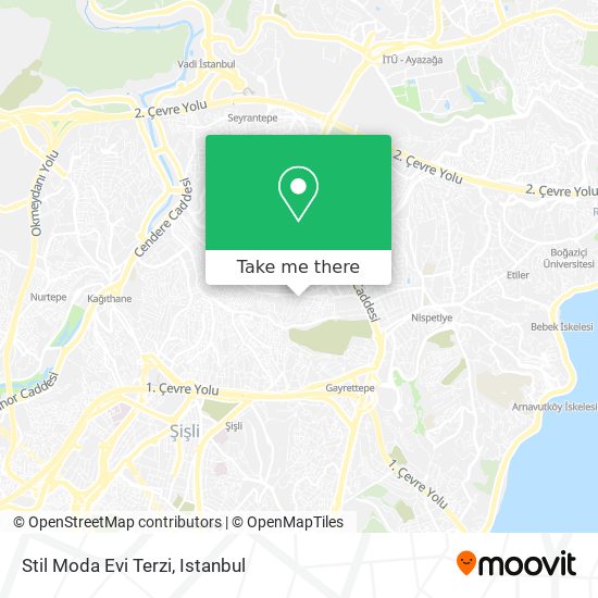 Stil Moda Evi Terzi map