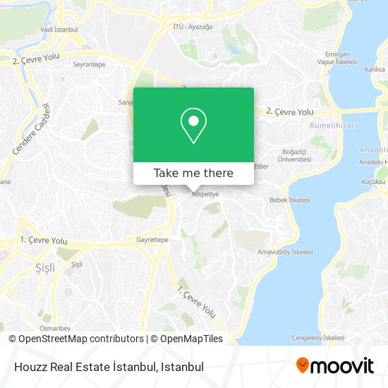 Houzz Real Estate İstanbul map