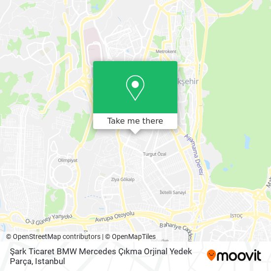 Şark Ticaret BMW Mercedes Çıkma Orjinal Yedek Parça map