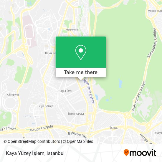 Kaya Yüzey İşlem map