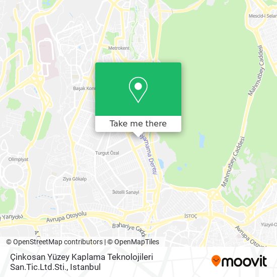Çinkosan Yüzey Kaplama Teknolojileri San.Tic.Ltd.Sti. map
