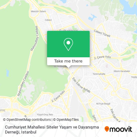 Cumhuriyet Mahallesi Siteler Yaşam ve Dayanışma Derneği map