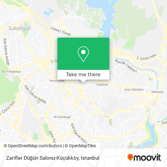 Zarifler Düğün Salonu-Küçükköy map