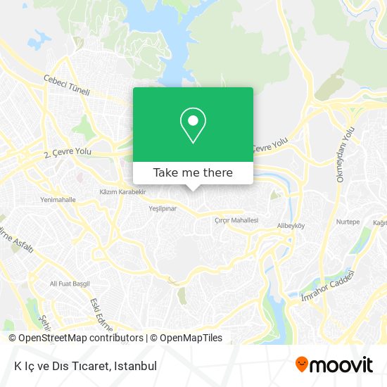 K Iç ve Dıs Tıcaret map