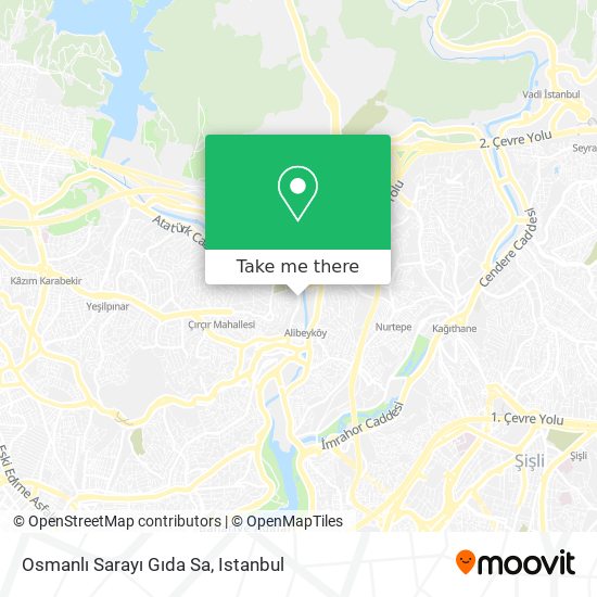 Osmanlı Sarayı Gıda Sa map