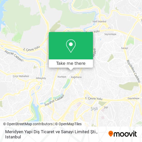 Meridyen Yapi Diş Ticaret ve Sanayi Limited Şti. map