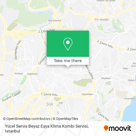 Yücel Servis Beyaz Eşya Klima Kombi Servisi map