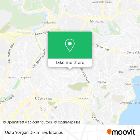 Usta Yorgan Dikim Evi map