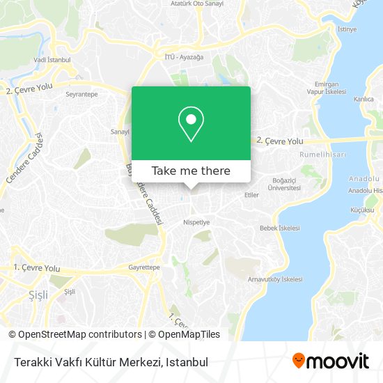 Terakki Vakfı Kültür Merkezi map