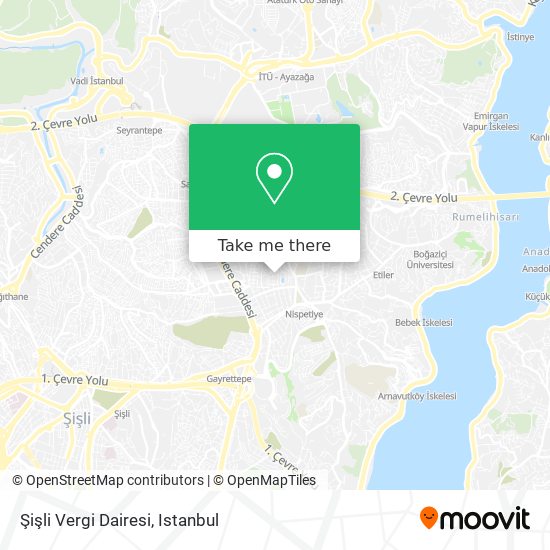 Şişli Vergi Dairesi map