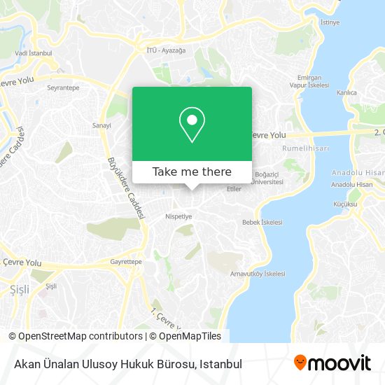 Akan Ünalan Ulusoy Hukuk Bürosu map