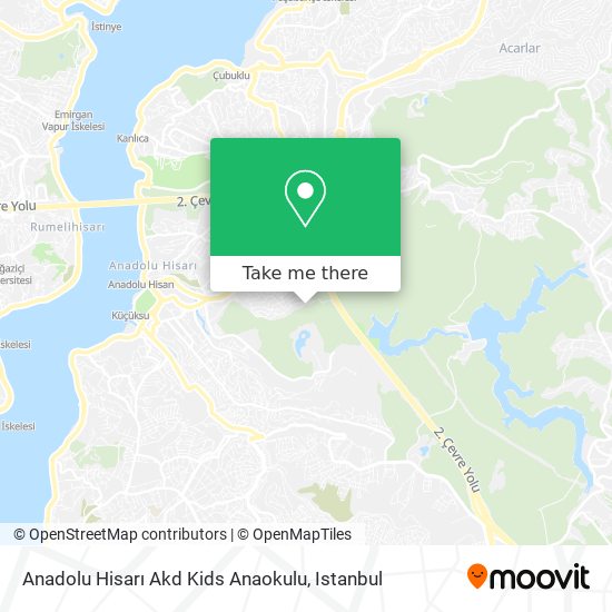 Anadolu Hisarı Akd Kids Anaokulu map