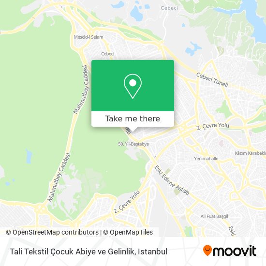 Tali Tekstil Çocuk Abiye ve Gelinlik map